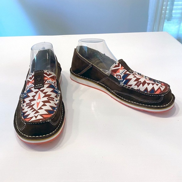 Ariat Women's Cruiser Aztec Slip-On Leather Shoes US Size‎ 11 B Style 100029746 - Picture 3 of 11